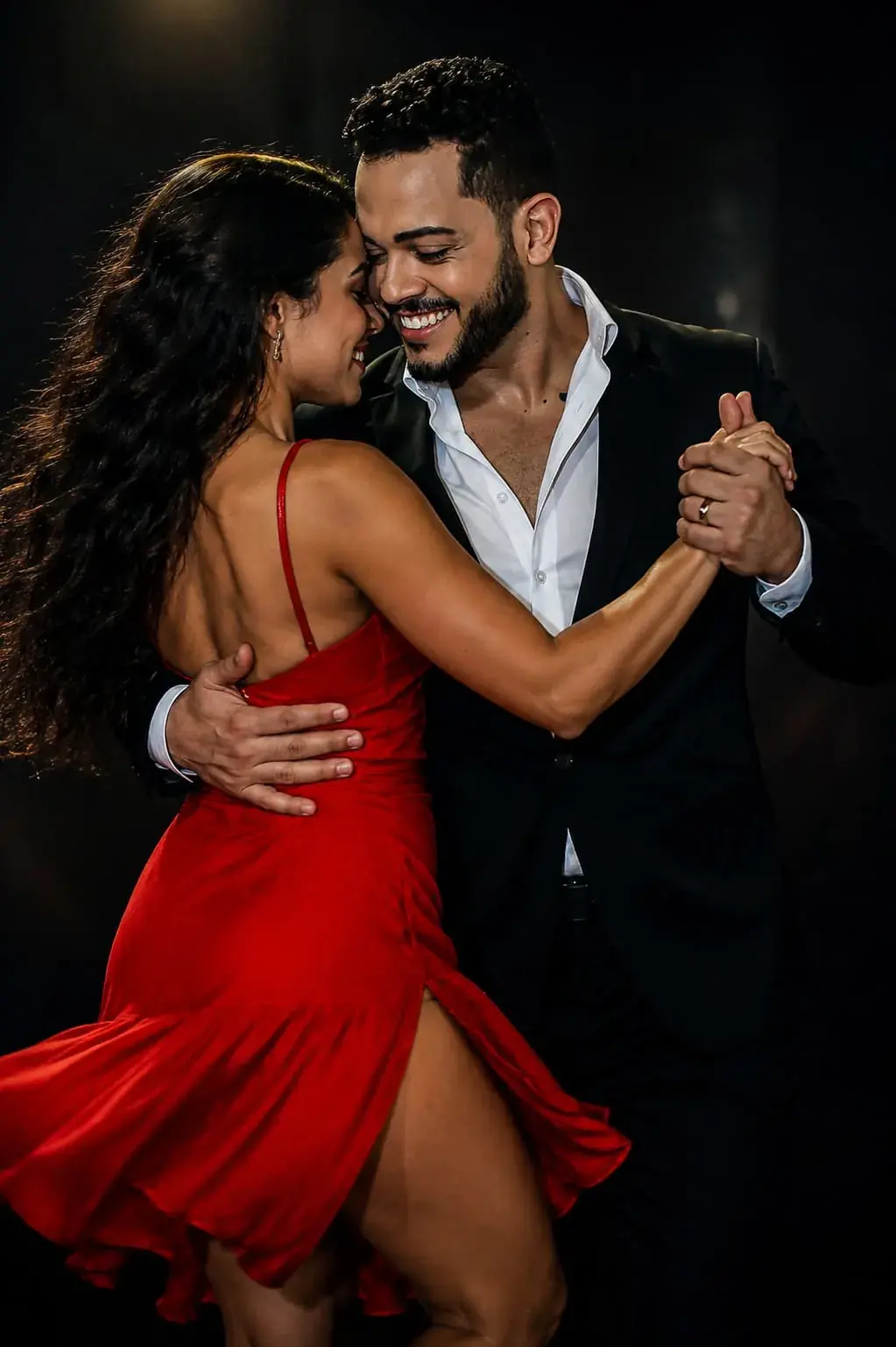 Casal dançando forró